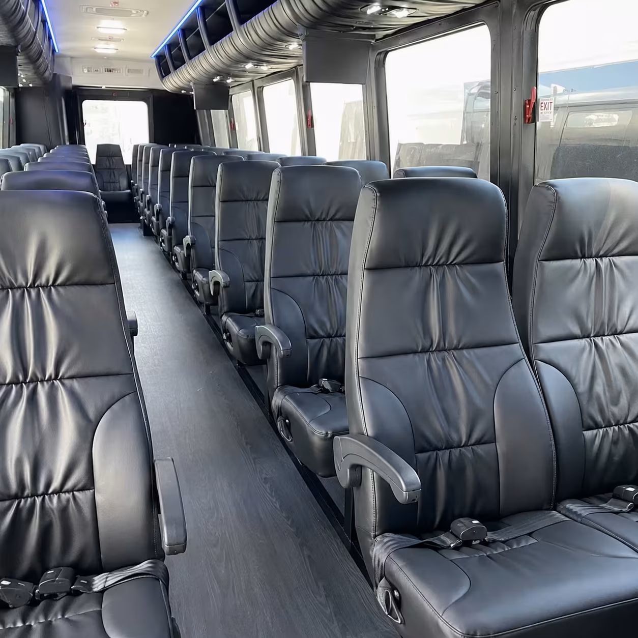 25 passenger minibus inside