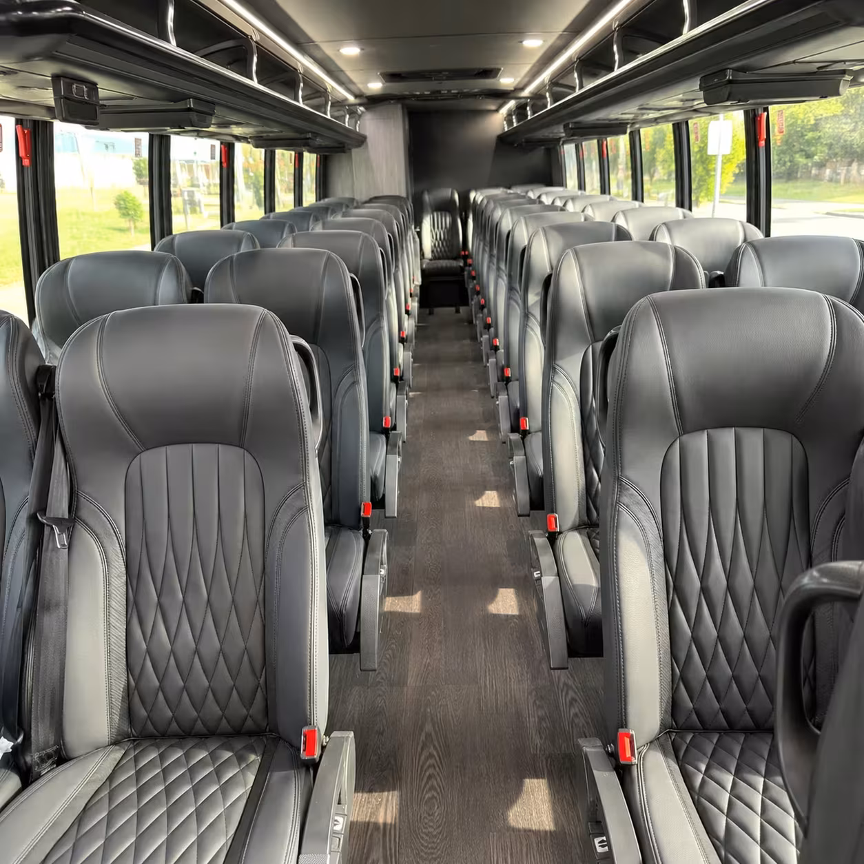 28 passenger minibus interior