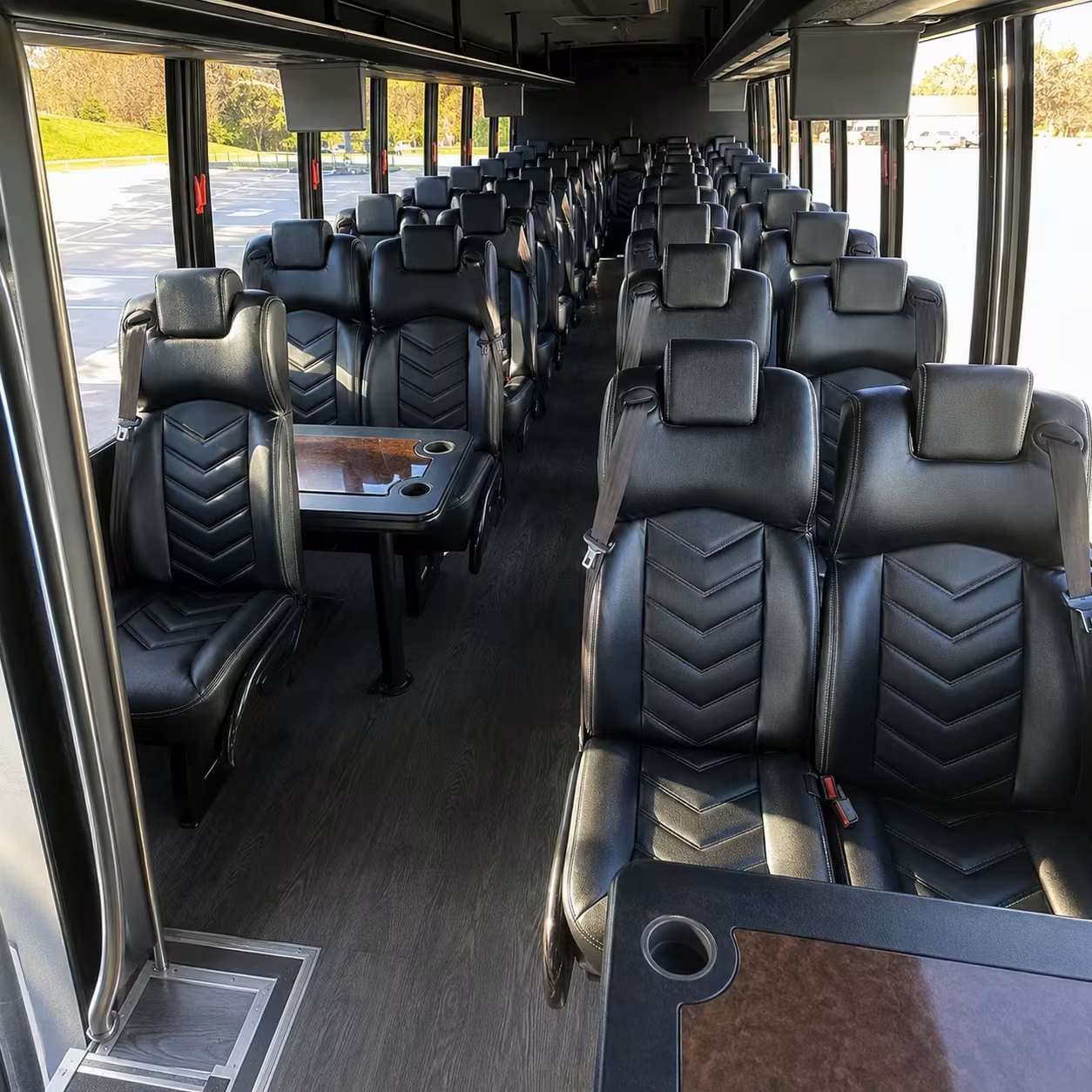 30 passenger minibus inside