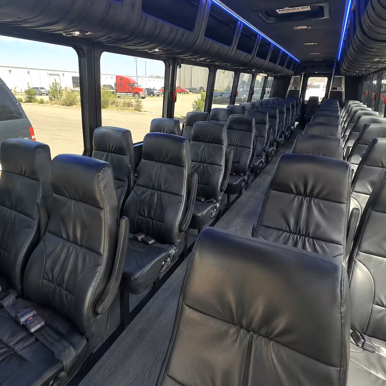 30 passenger minibus interior