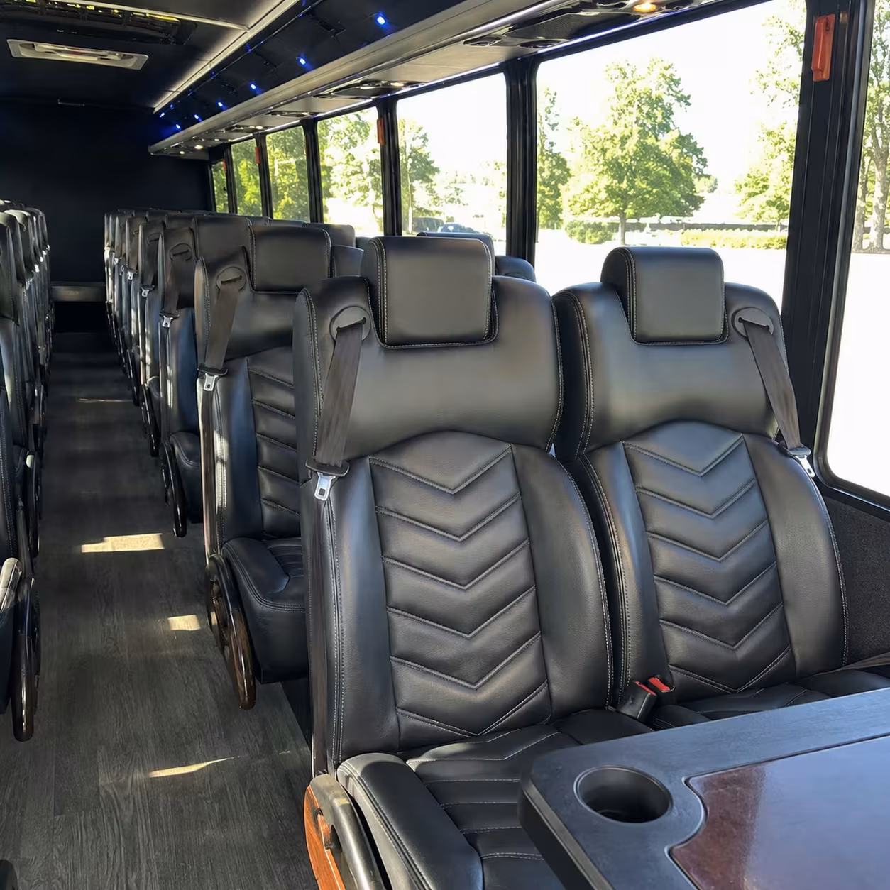 35 passenger minibus inside