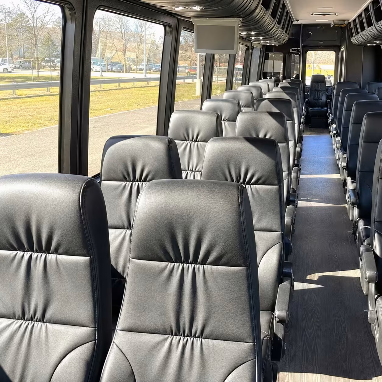 35 passenger minibus interior