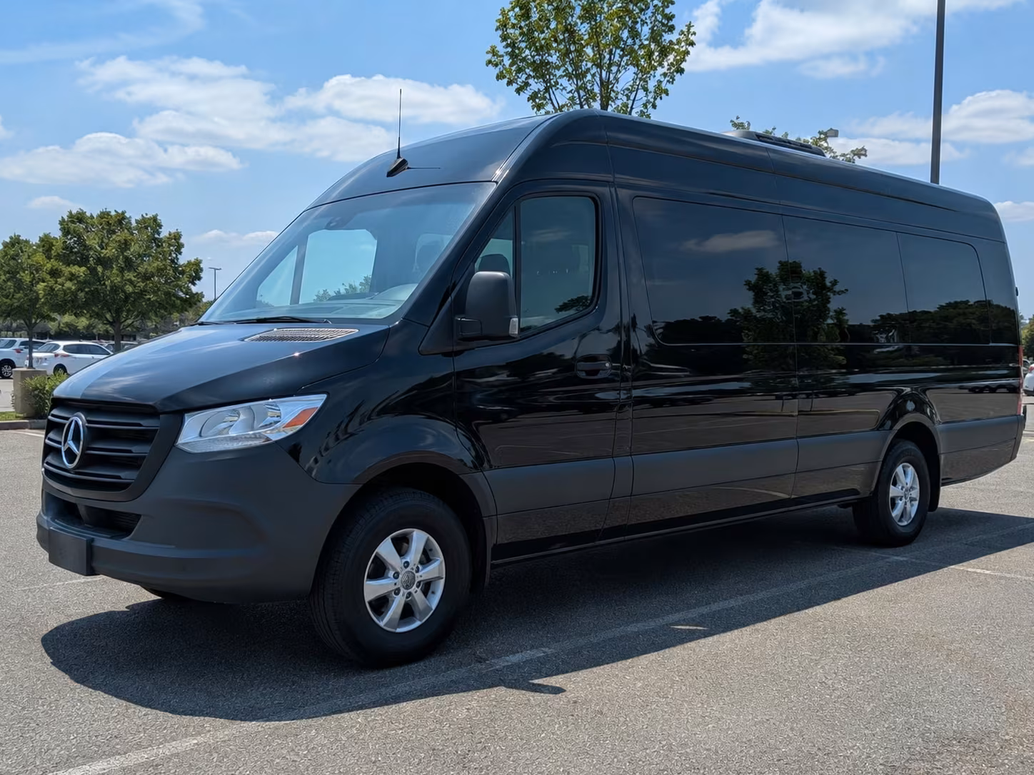 sprinter van with driver