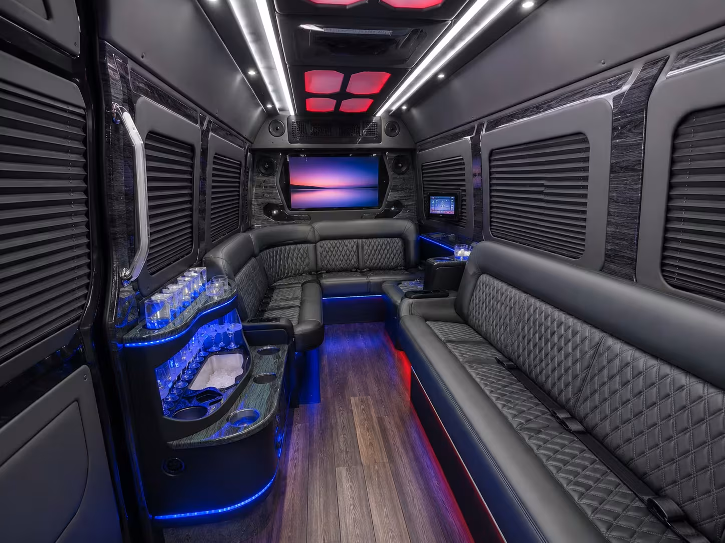 temple corporate groups need long distance transportation that runs on their schedule