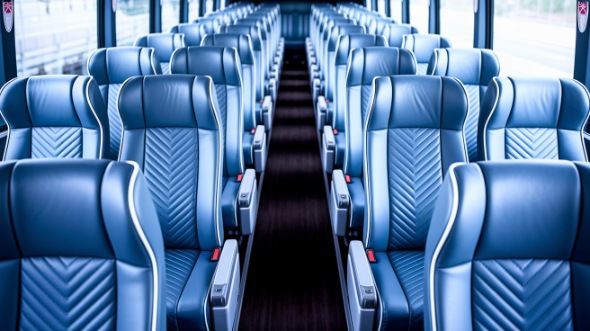 50 passenger charter bus interior