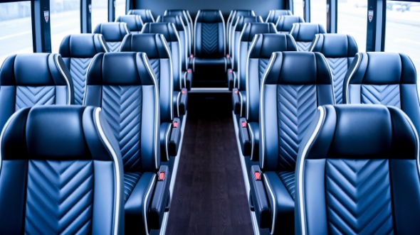 temple 15 passenger minibus inside