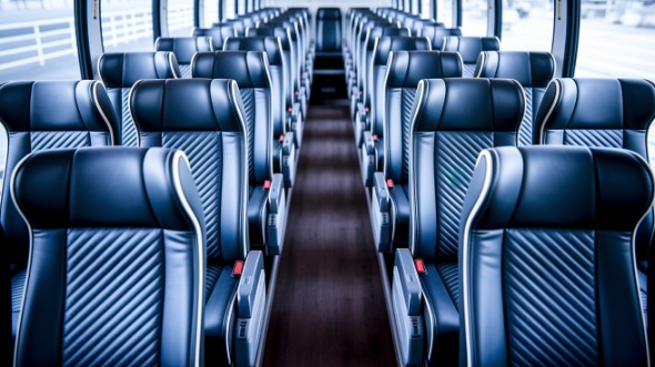 temple 54 passenger charter bus rental