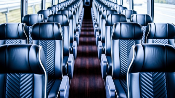 temple 55 passenger charter bus inside