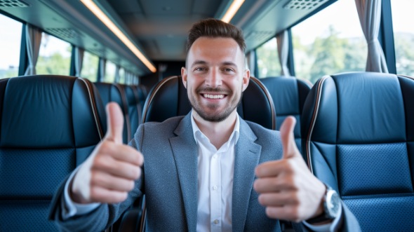 temple corporate bus rental